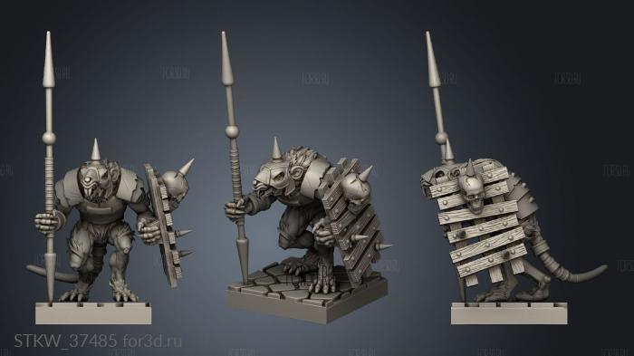 LEGION Rats Rat stl model for CNC