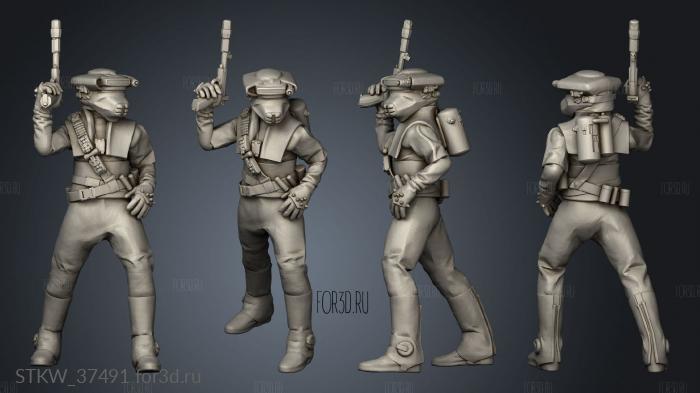 leia 3d stl модель для ЧПУ