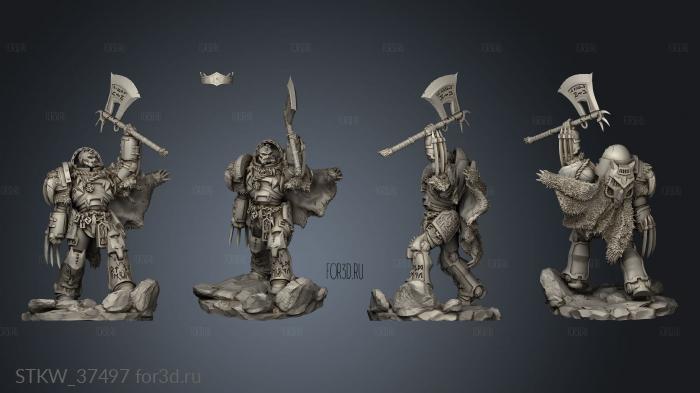 Leman Russ Wolf war stl model for CNC