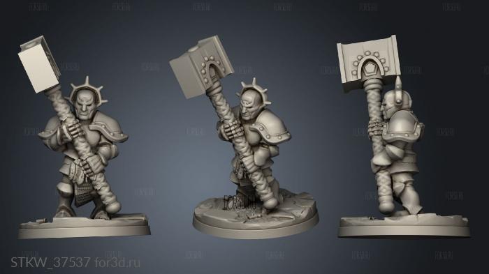 Liberators Hammer stl model for CNC