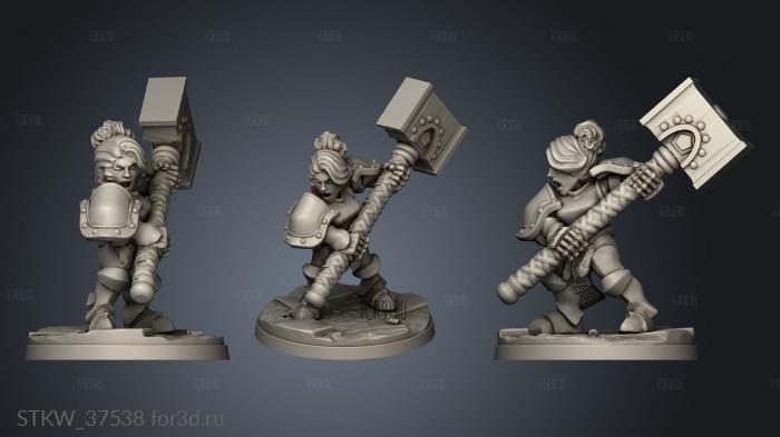 Liberators Hammer stl model for CNC