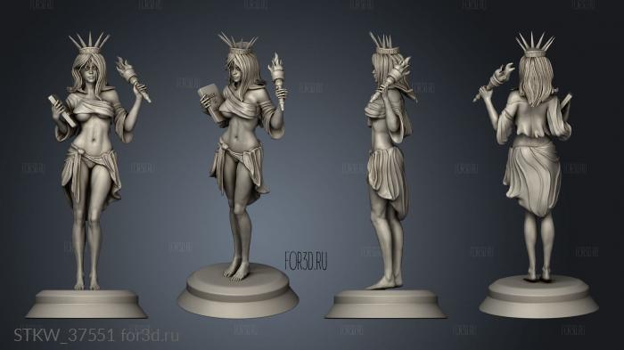 liberty 3d stl модель для ЧПУ