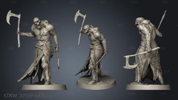 Lich Berserker Flame Yes stl model for CNC