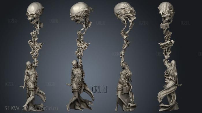 Lich Female Empress the Undead M yes Spell stl model for CNC