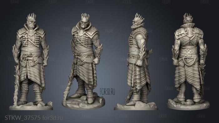 Lich King stl model for CNC