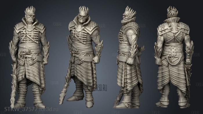 Lich King stl model for CNC