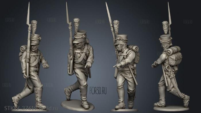 Light Infantry Command stl model for CNC