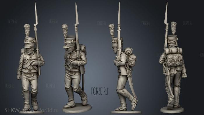 Light Infantry stl model for CNC