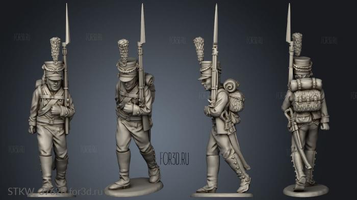 Light Infantry stl model for CNC