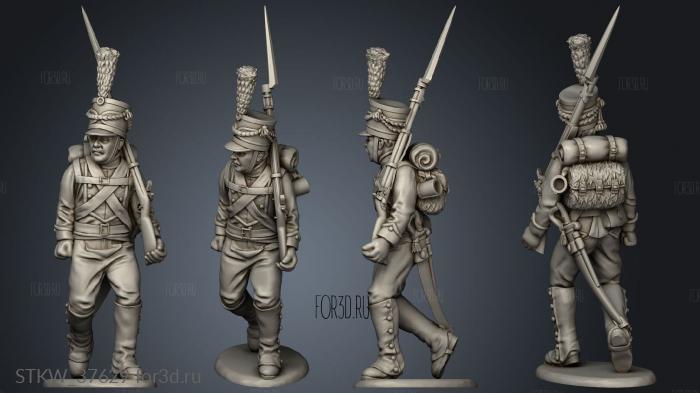 Light Infantry stl model for CNC