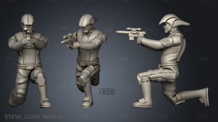 Light Trooper stl model for CNC