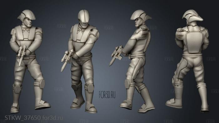 Light Trooper stl model for CNC