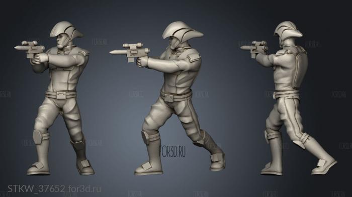 Light Trooper stl model for CNC