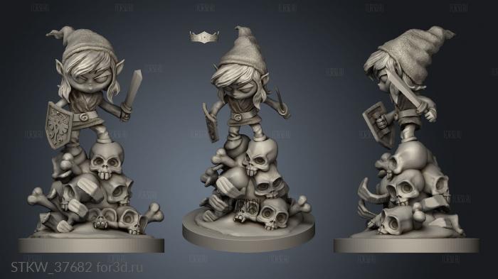 Link from Legend Zelda 3d stl модель для ЧПУ