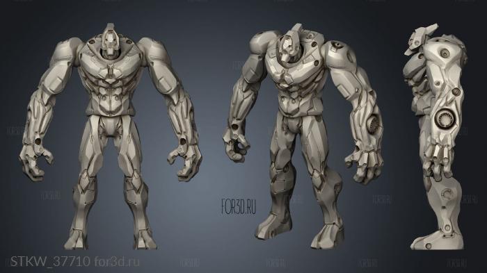 Living Metal Golem 3d stl модель для ЧПУ