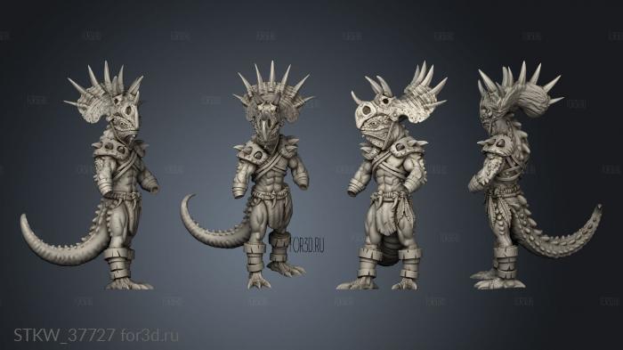 LIZARDMEN 3d stl модель для ЧПУ