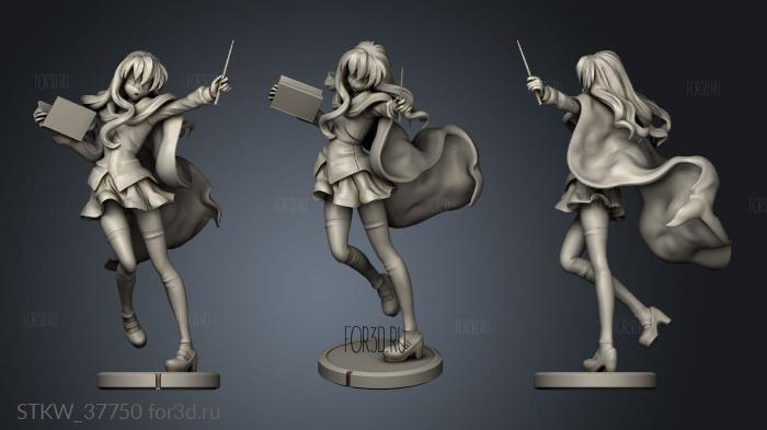 Louise Zero Tsukaima Louise AND SHOE stl model for CNC