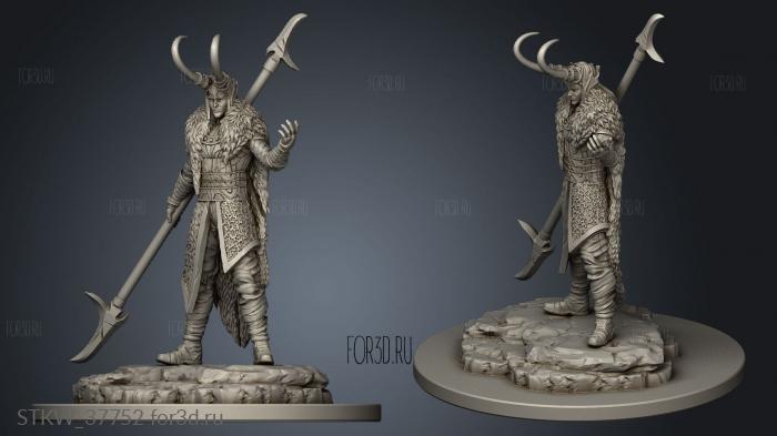 Loki stl model for CNC