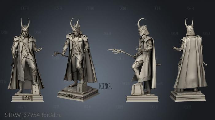 Loki stl model for CNC