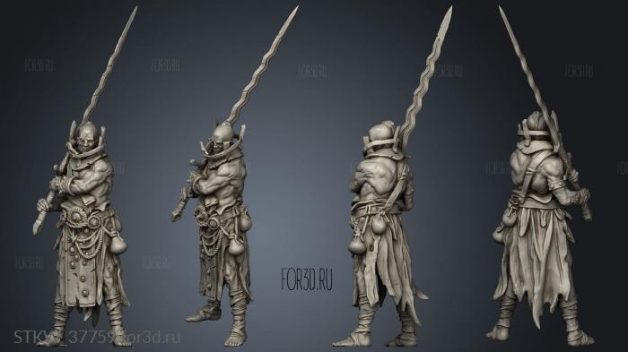 Lone Heroes II Adventurers Vendel stl model for CNC