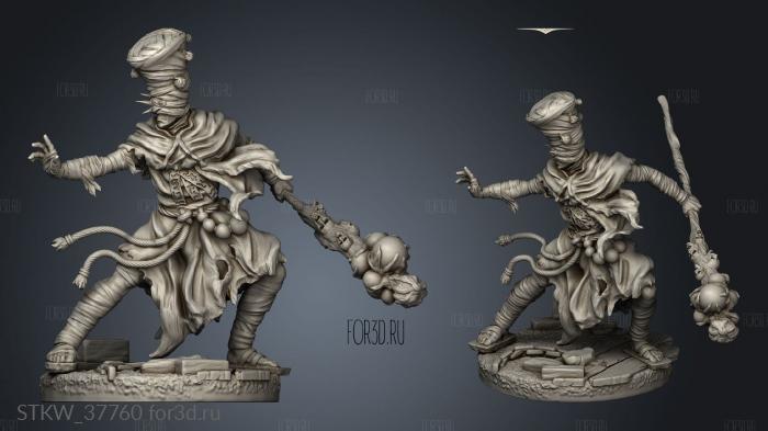 Lone Heroes Monk stl model for CNC