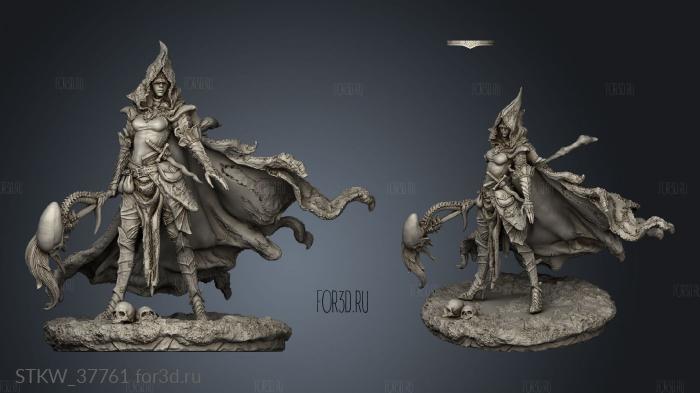 Lone Heroes Warlock stl model for CNC