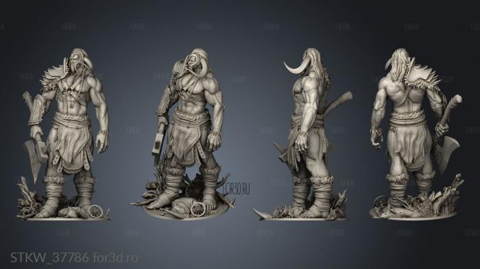 Lord the Ice Giant stl model for CNC