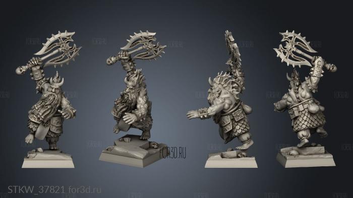 Lost Kingdom Berserker stl model for CNC