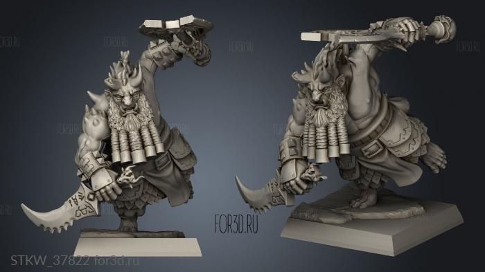 Lost Kingdom Berserker stl model for CNC