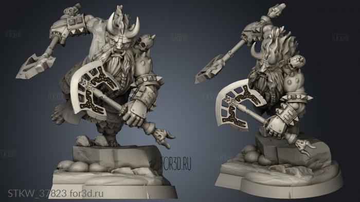 Lost Kingdom Berserker stl model for CNC