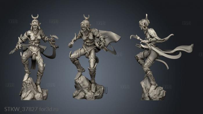 Lost Kingdom Bugeisha stl model for CNC