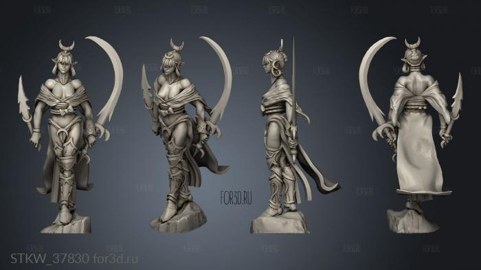 Lost Kingdom Bugeisha Champion stl model for CNC