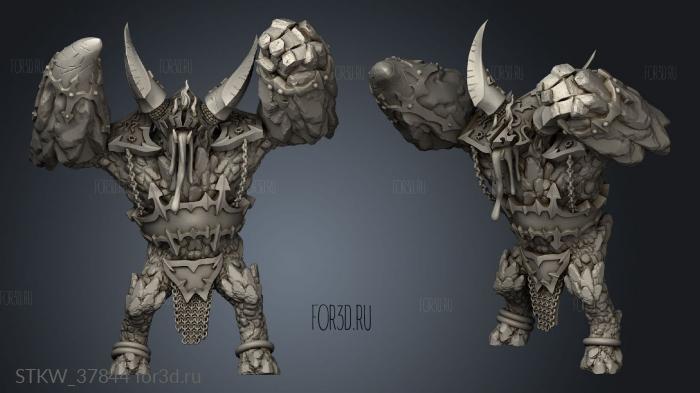 Lost Kingdom Golems Fireborn stl model for CNC