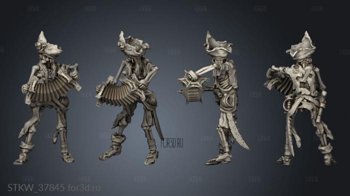 Lost Kingdom Musician stl model for CNC