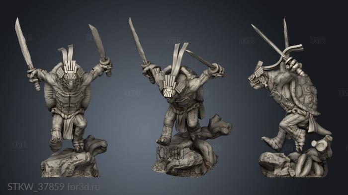 Lost Kingdom Turtle stl model for CNC