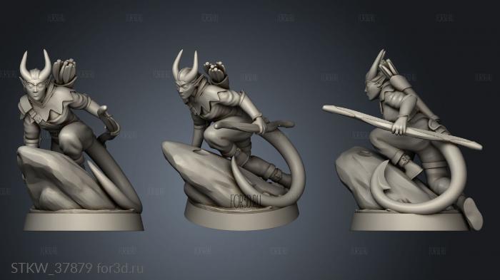 Lost World Tieflings Gloom Stalker 3d stl модель для ЧПУ