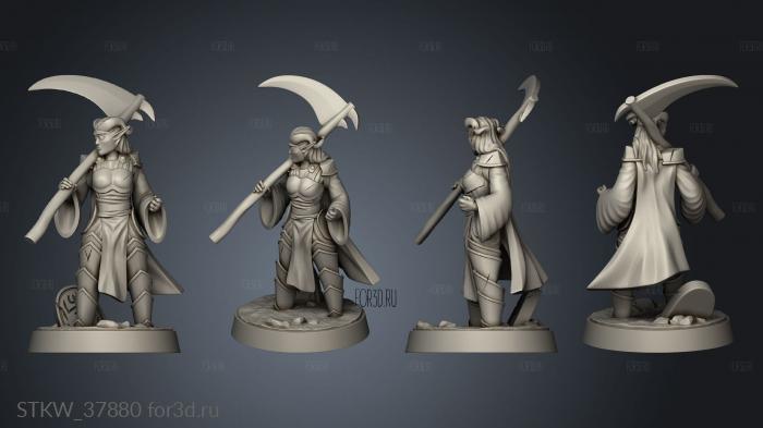 Lost World Tieflings Grave Cleric stl model for CNC