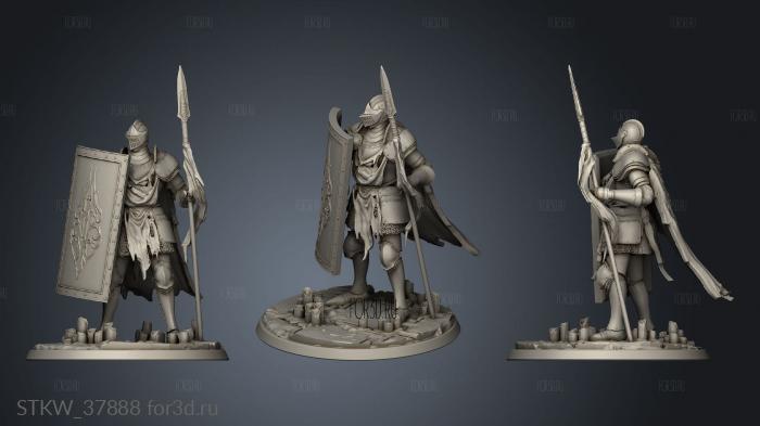 Lothric KNIGHT Dark Souls stl model for CNC