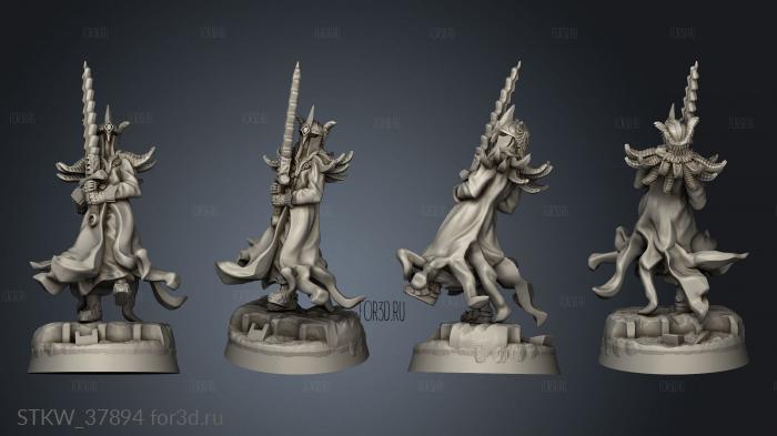 Random dark king stl model for CNC