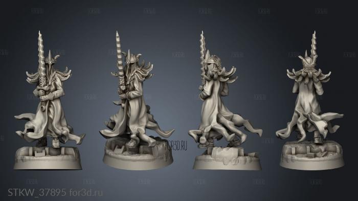 Random dark king stl model for CNC