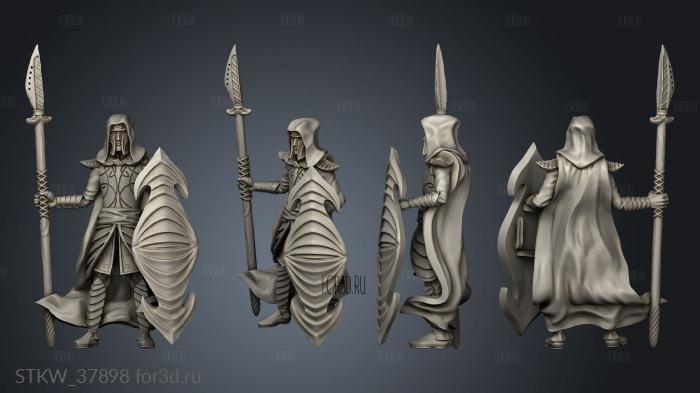 Random Elven Guard elf 3d stl модель для ЧПУ