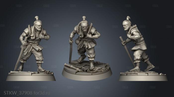 Samurai Kyodai Bushi 3d stl модель для ЧПУ