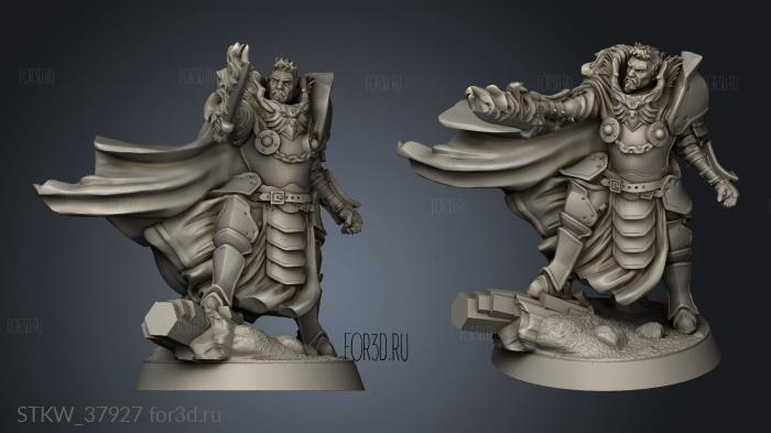 Kings Guard Captain 3d stl модель для ЧПУ