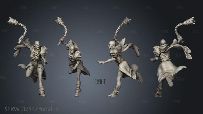 Spiritual Warriors Elf monk 3d stl модель для ЧПУ