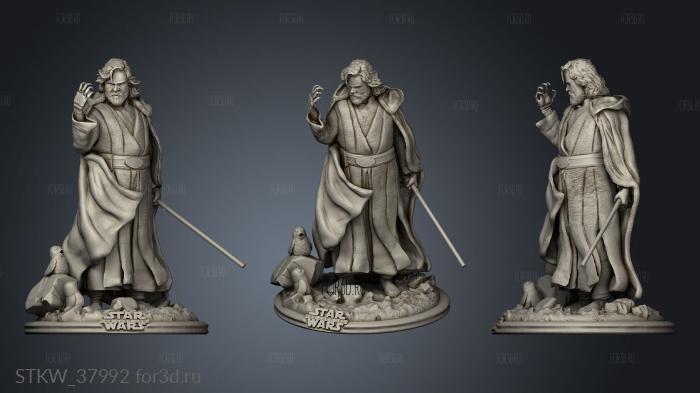 Luke Skywalker 3d stl модель для ЧПУ