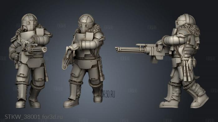 Evocati Trooper stl model for CNC