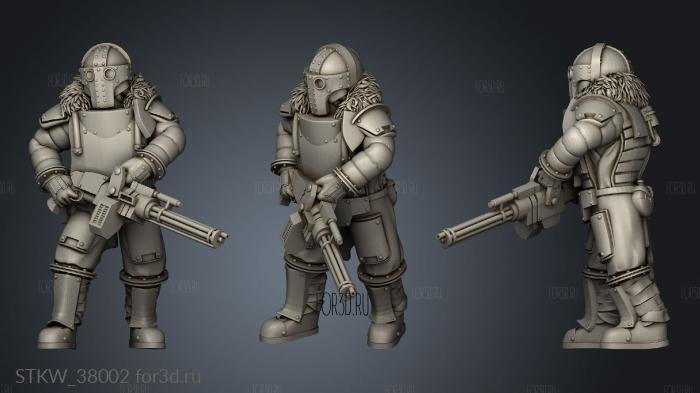 Evocati Trooper stl model for CNC