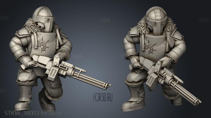 Evocati Trooper stl model for CNC