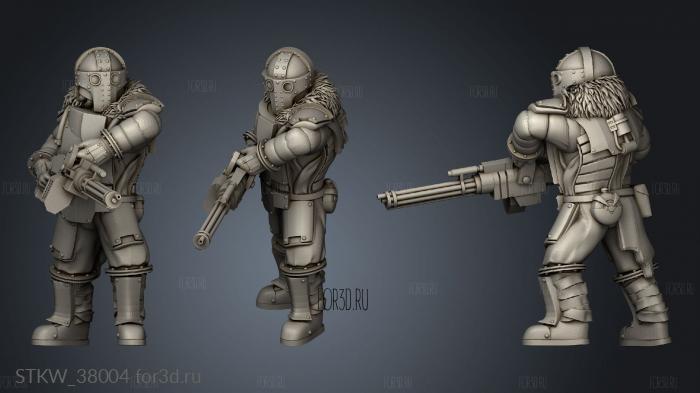 Evocati Trooper stl model for CNC