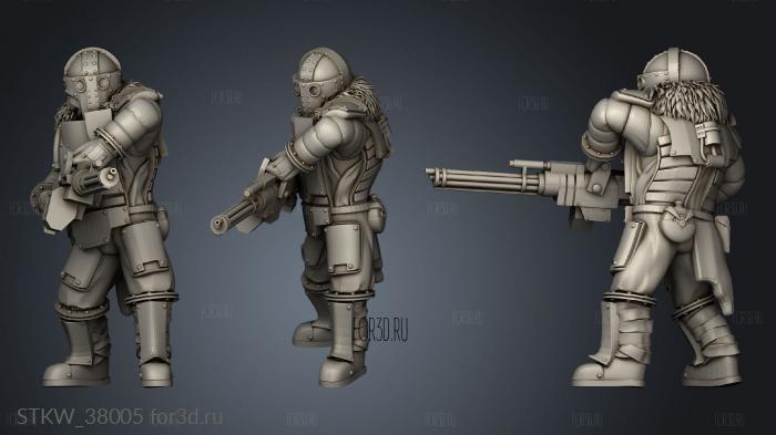 Evocati Trooper stl model for CNC